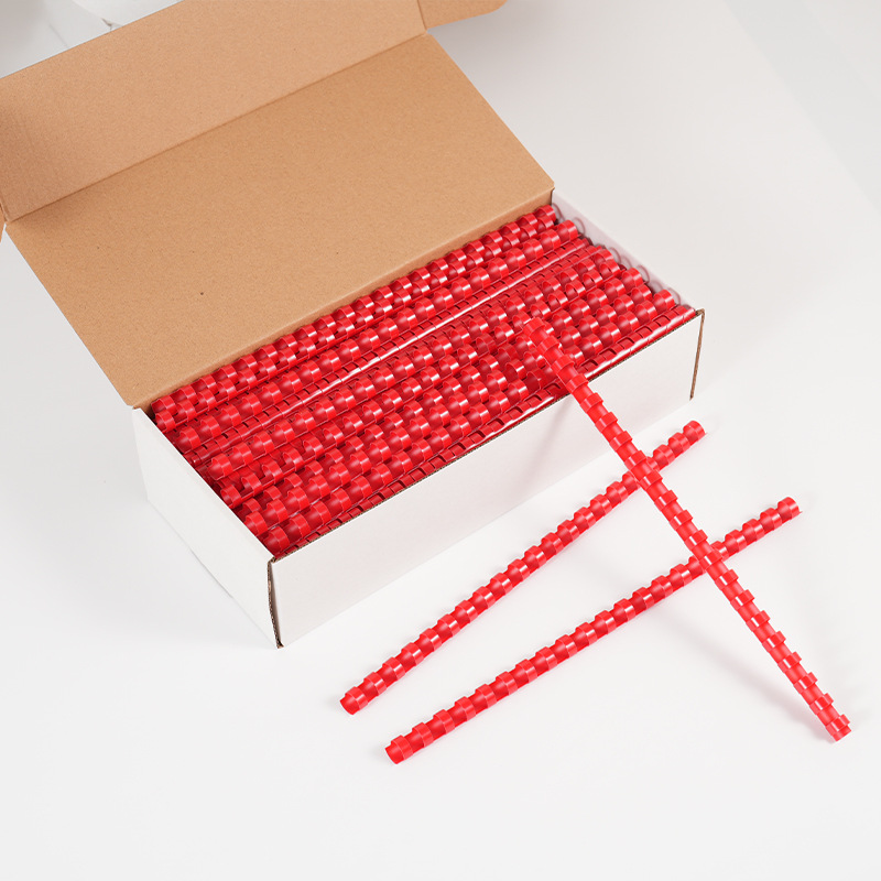 Binding Comb Plastic - ReadStar 50/100 個赤色 PVC 製本エプロン A4