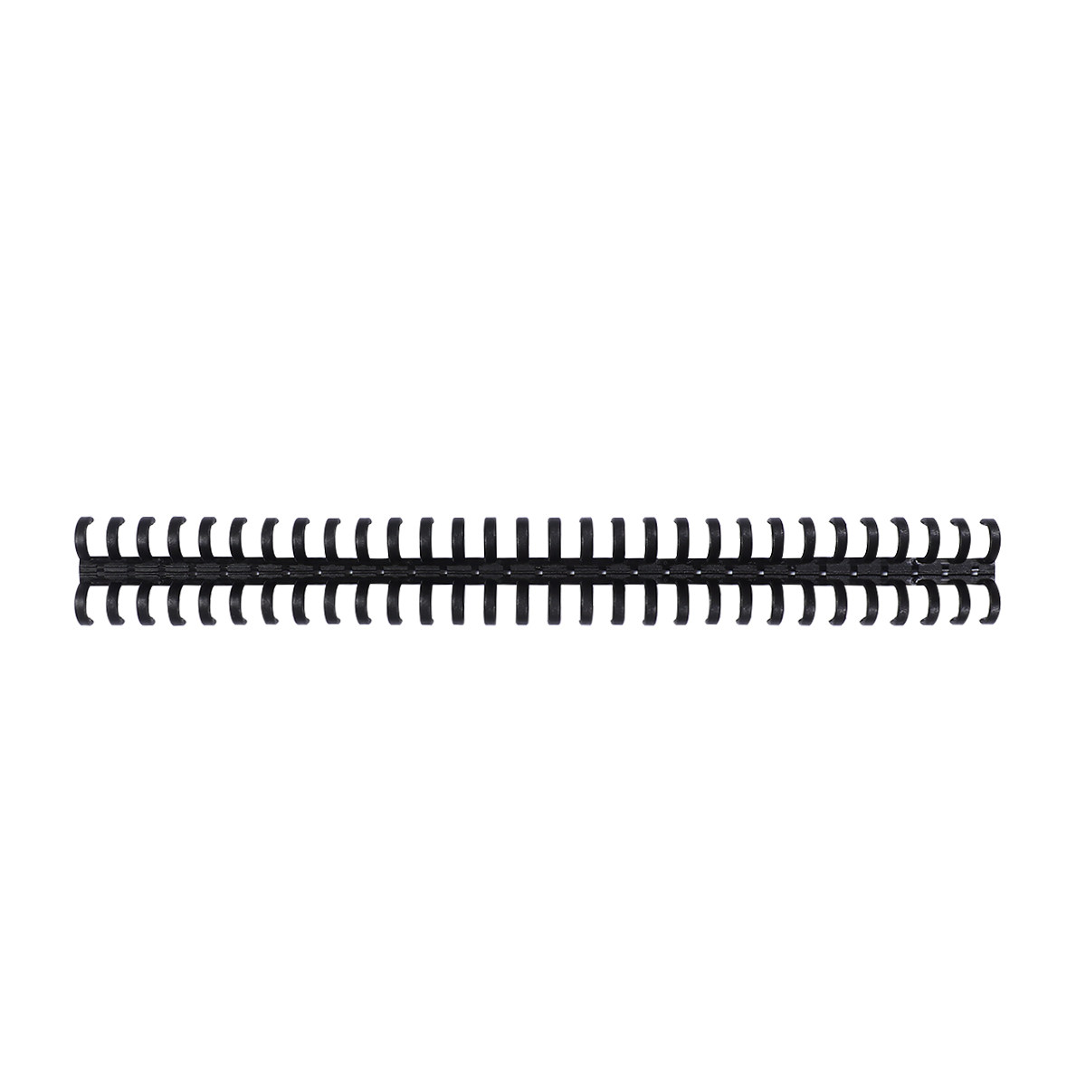 Binding Comb Plastic - A4サイズのノートやカレンダーの綴じに使用できる、穴あけ不要で長さ調整可能なプラスチック製の綴じリング10個入り。