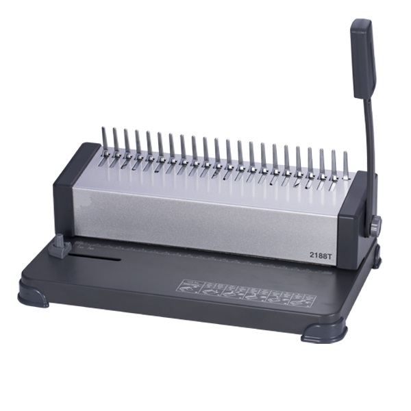 2188T デスクトップA4プラスチック製コーム製本機 21 - Binding Comb Plastic のレビューと価格