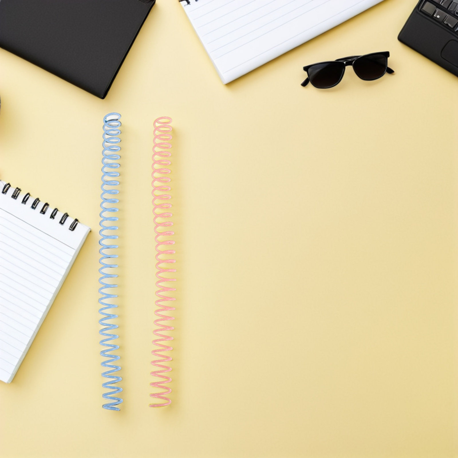 8個入りプラスチック製スパイラルバインディングコイル、カラフ - Binding Comb Plastic のレビューと価格