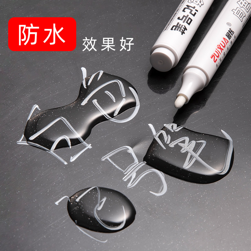 5-10 個白マーカーペン 2.0 ミリメートル油性防水白ゲ - Whiteboard Marker Set のレビューと価格