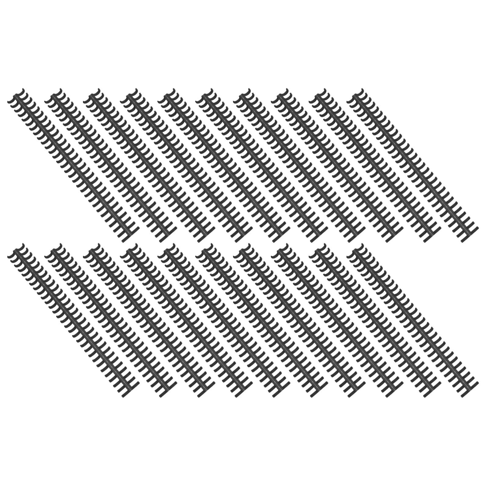 20個入り スパイラルノート用リング プラスチック製コイル  - Binding Comb Plastic のレビューと価格