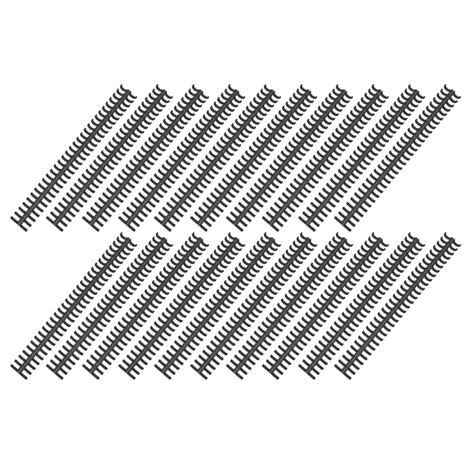 20個入り スパイラルノート用リング プラスチック製コイル  - Binding Comb Plastic のレビューと価格