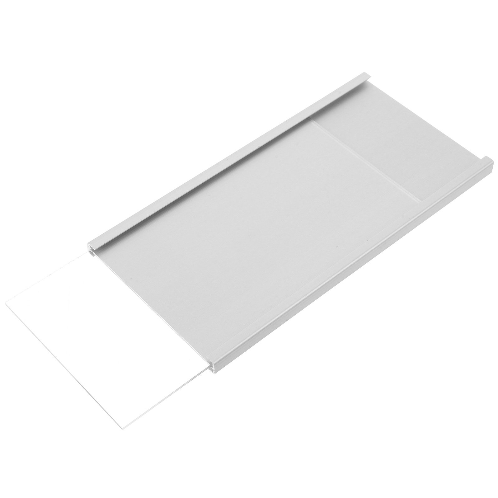洗練されたデザインのアルミ製ネームプレートホルダー。サイズは - Desk Name Plate のレビューと価格