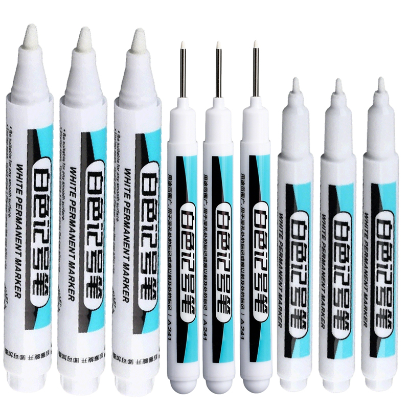 1-20 個ロングヘッド白インク永久マーカーペンセット 45 - Whiteboard Marker Set のレビューと価格