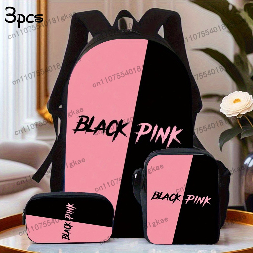 3点セットのサマー必須KPOPバックパックセットには、大容量 - Pencil Case Large のレビューと価格