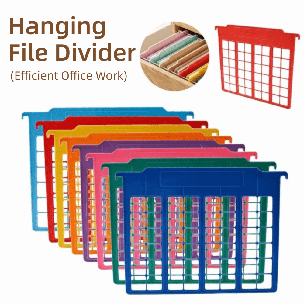 8個入り耐久性のあるプラスチック製吊り下げファイルディバイダ - File Folder Hanging のレビューと価格