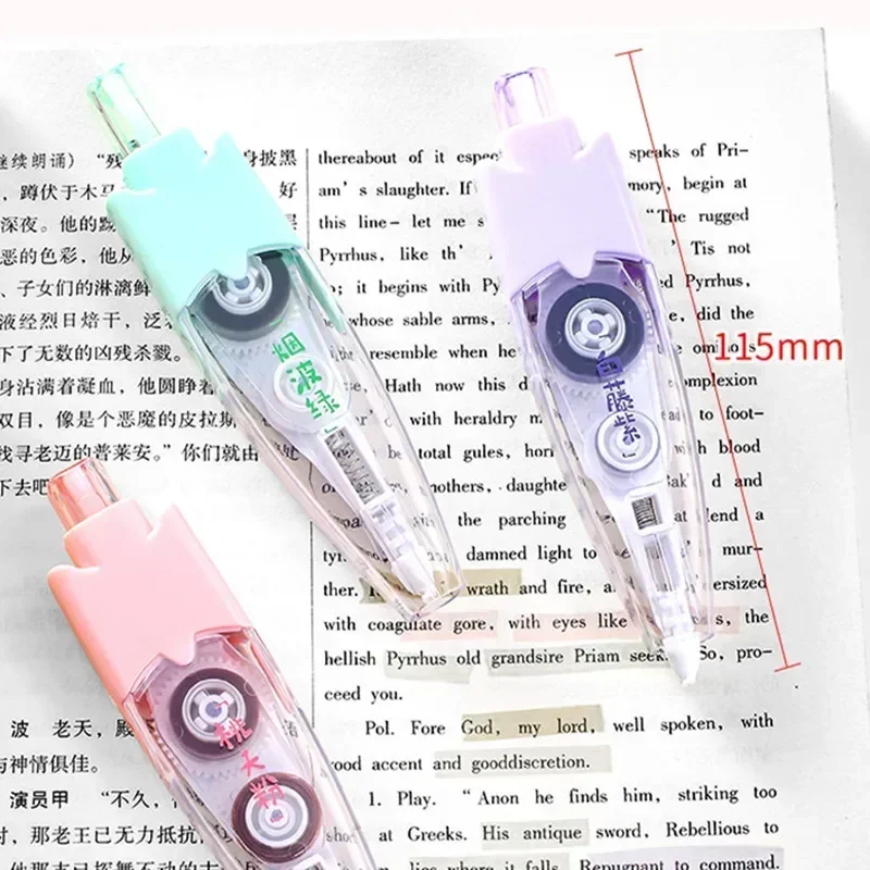 通気性のある蛍光テープライター,キャンディーカラー,装飾文字 - Correction Tape Roller のレビューと価格
