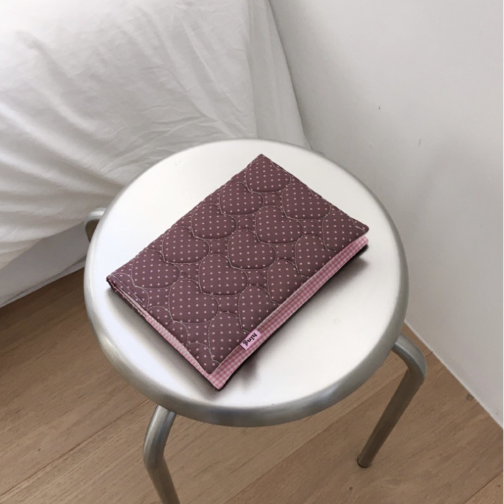 インス水玉模様 A5 ブックカバー キルティングコットン か - Notebook Dotted A5 のレビューと価格