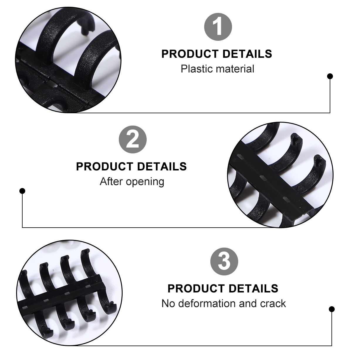 A4サイズのノートやカレンダーの綴じに使用できる、穴あけ不要 - Binding Comb Plastic のレビューと価格