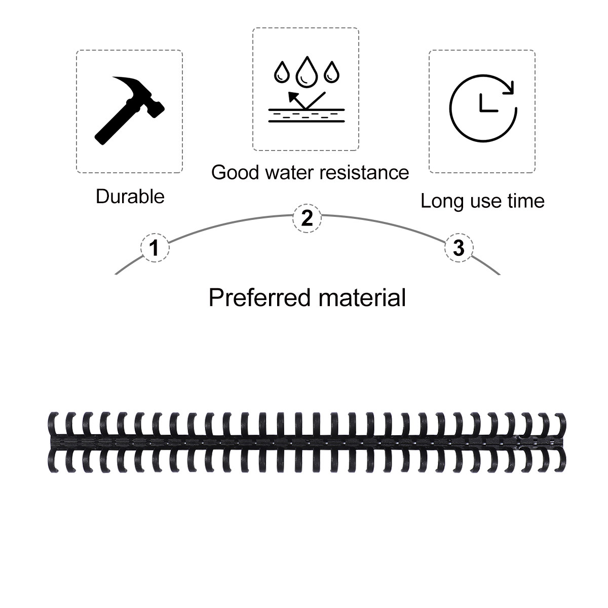A4サイズのノートやカレンダーの綴じに使用できる、穴あけ不要 - Binding Comb Plastic のレビューと価格