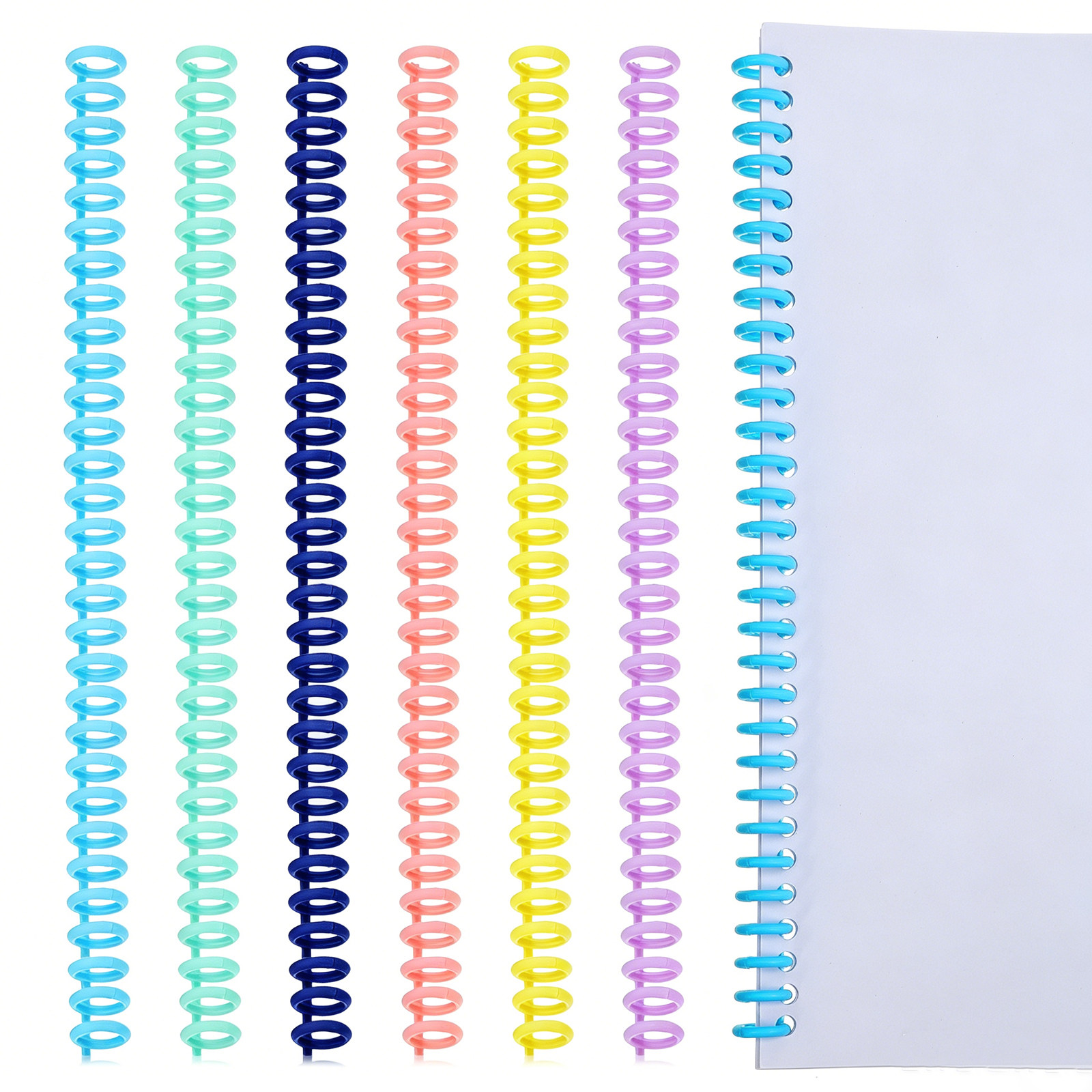 12個入り、柔軟性のあるプラスチック製のバインディングリング - Binding Comb Plastic のレビューと価格
